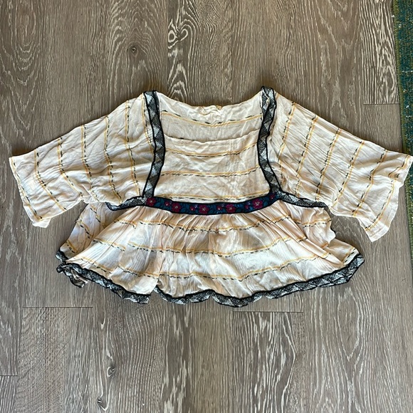 Urban Outfitters Tops - Urban Outfitters Hayden Embroidered Babydoll Top